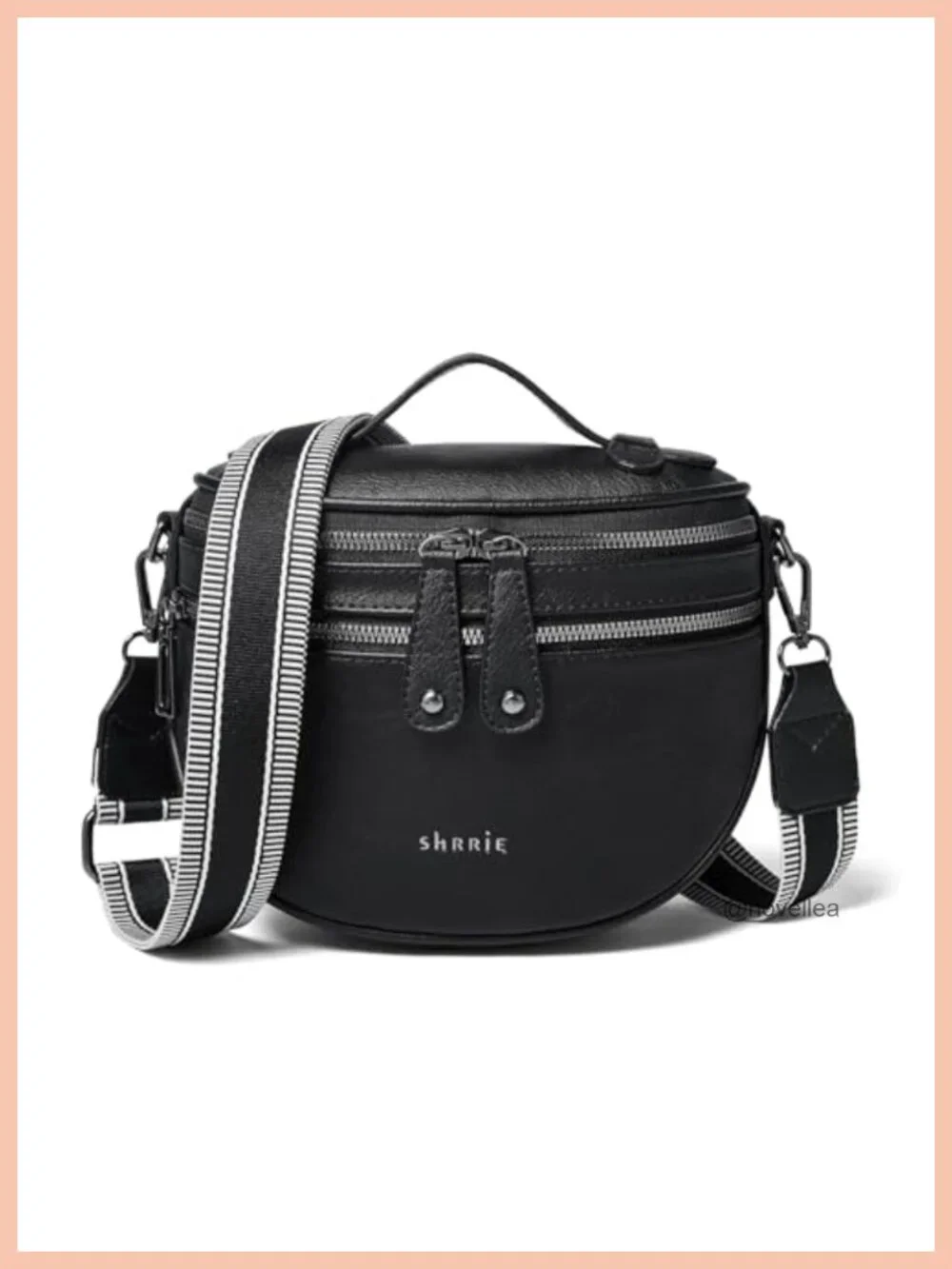 Women's Faux Leather Crossbody Bag with Adjustable Wide Strap, Shoulder Purse